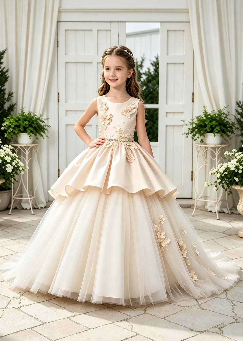Spitzenkleid mit schulterfreiem Design