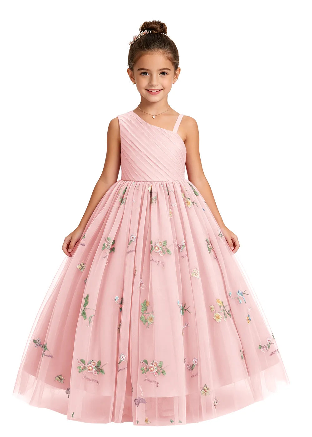 Spitzenkleid mit schulterfreiem Design
