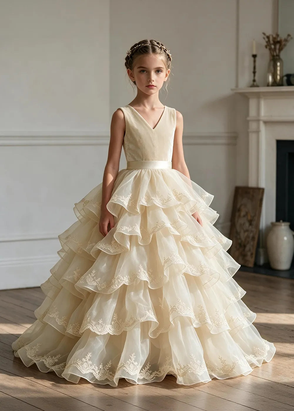 Spitzenkleid mit schulterfreiem Design