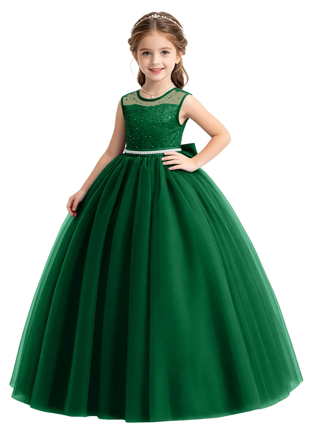 Spitzenkleid mit schulterfreiem Design