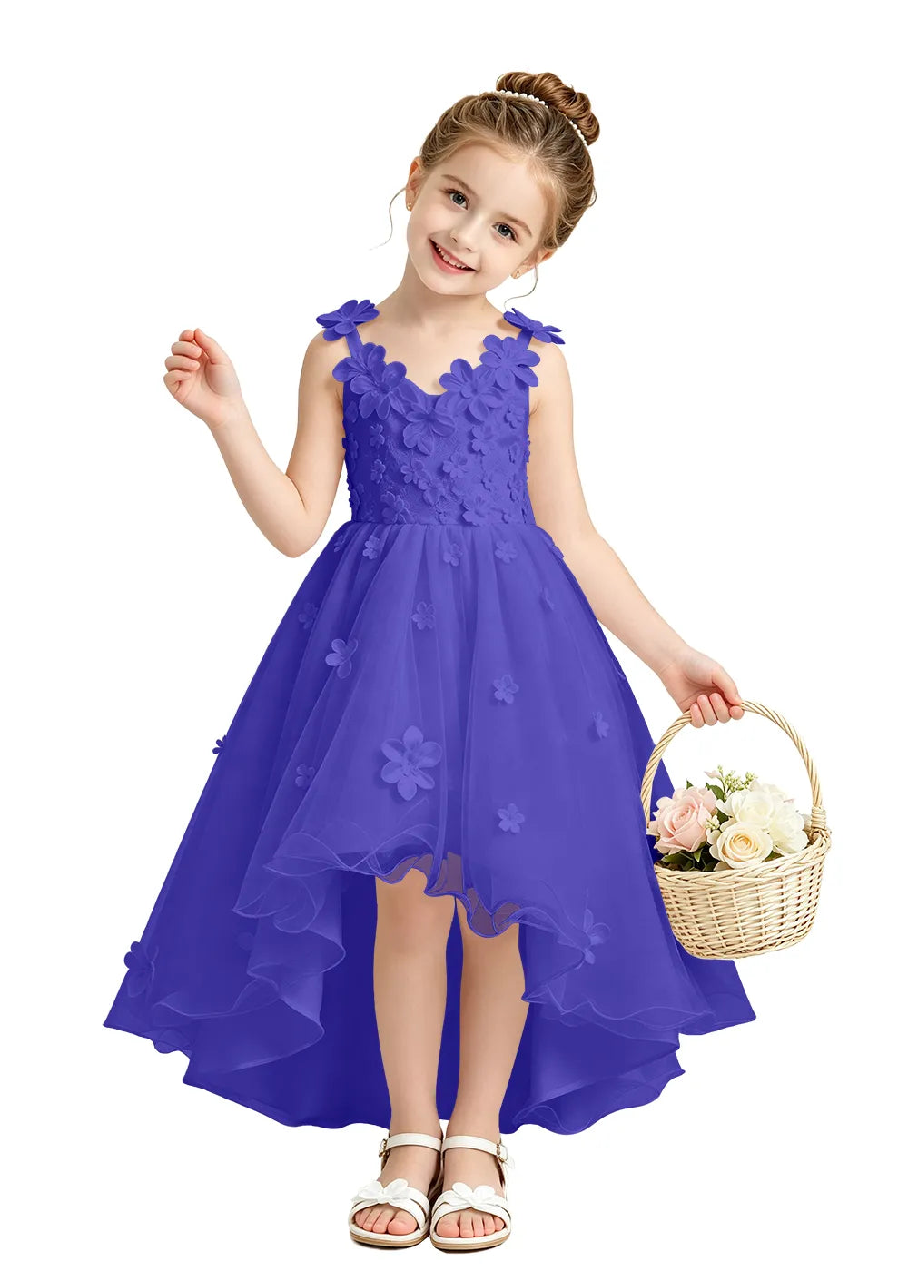 Spitzenkleid mit schulterfreiem Design
