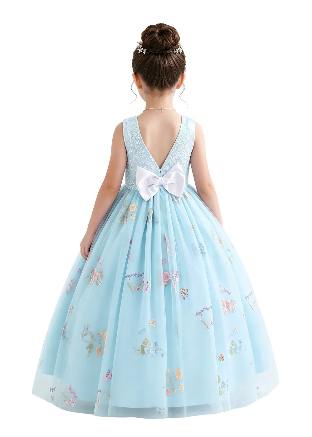 Spitzenkleid mit schulterfreiem Design