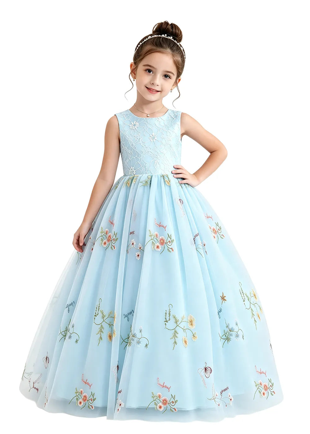 Spitzenkleid mit schulterfreiem Design