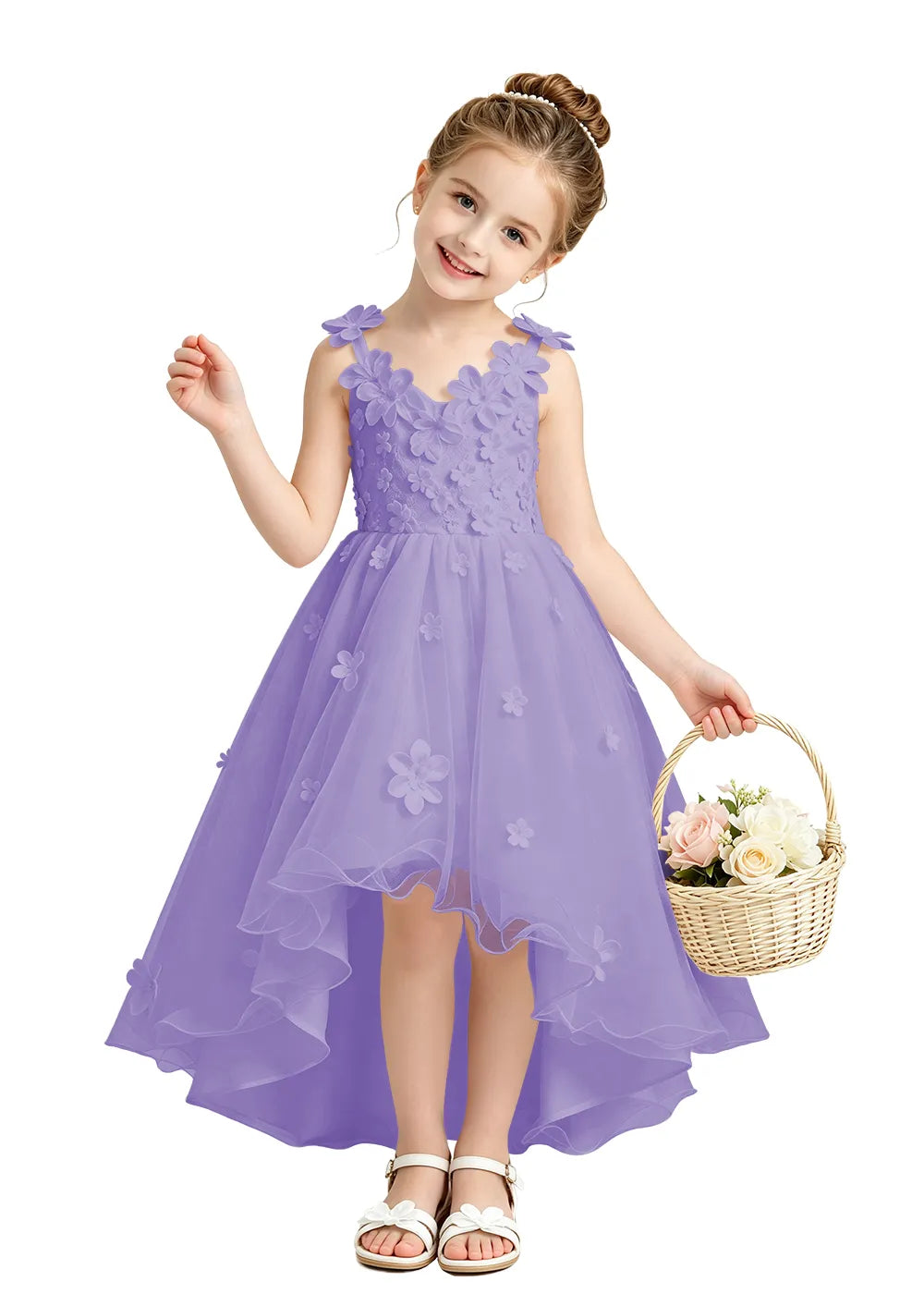 Spitzenkleid mit schulterfreiem Design