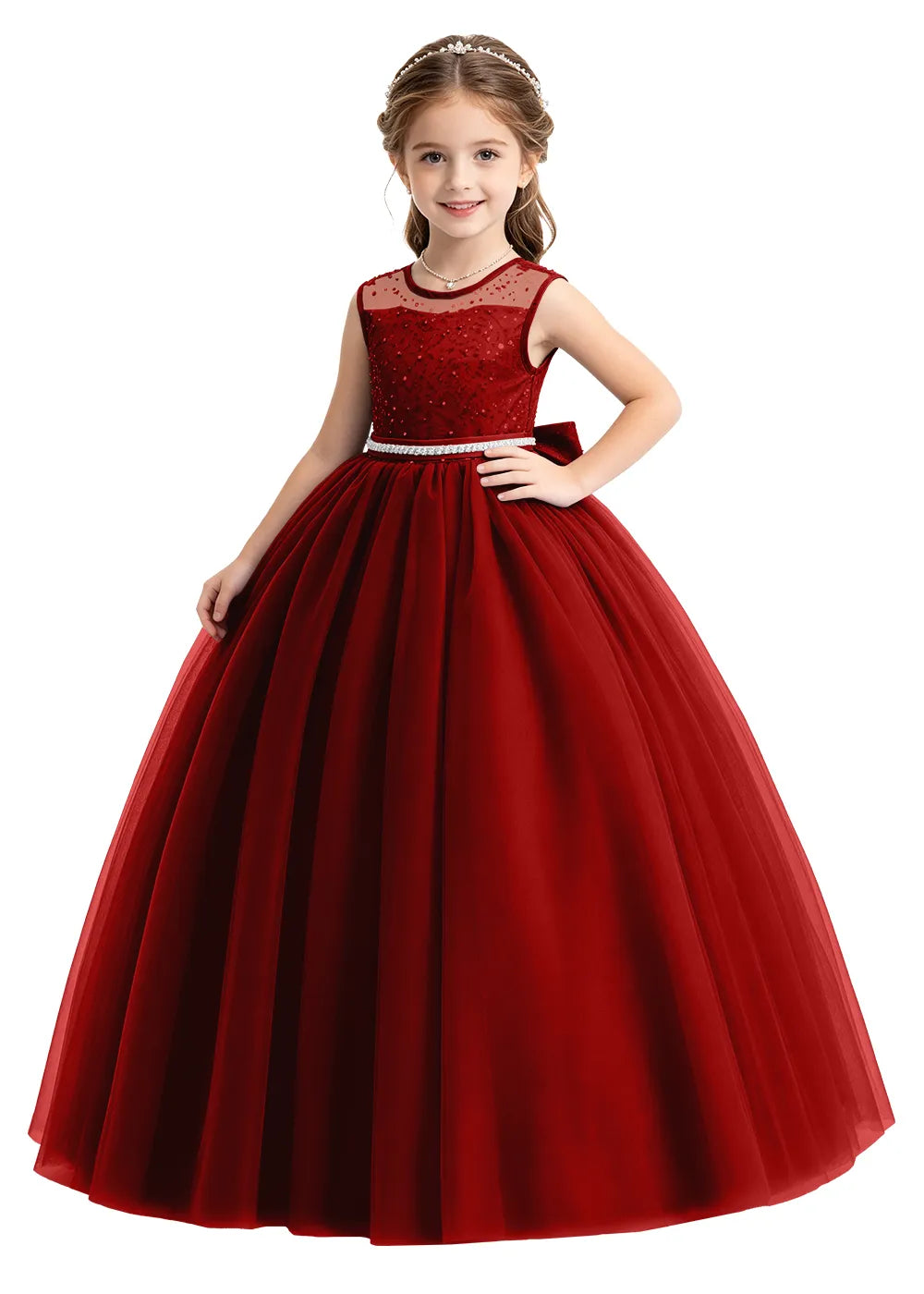 Spitzenkleid mit schulterfreiem Design