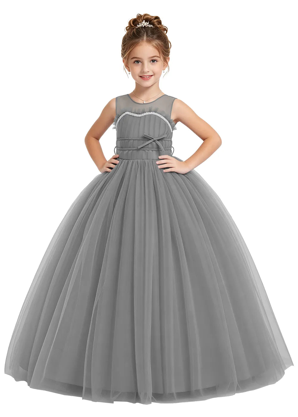 Spitzenkleid mit schulterfreiem Design