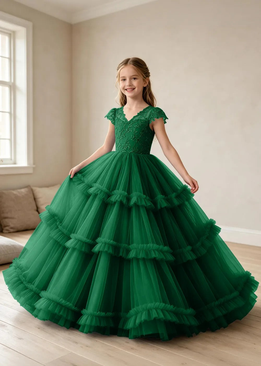 Spitzenkleid mit schulterfreiem Design