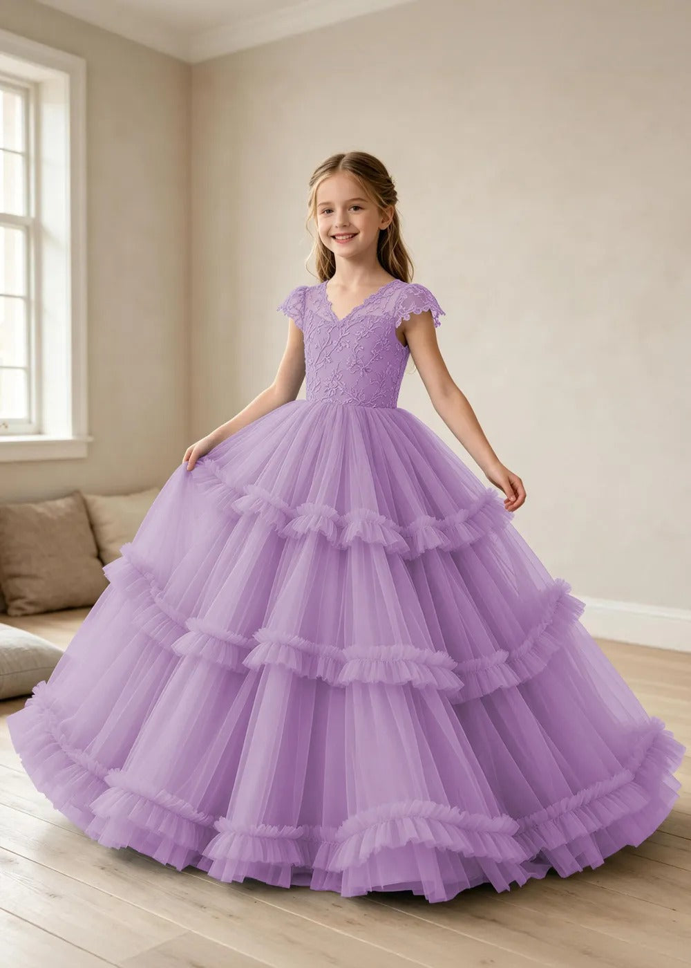 Spitzenkleid mit schulterfreiem Design