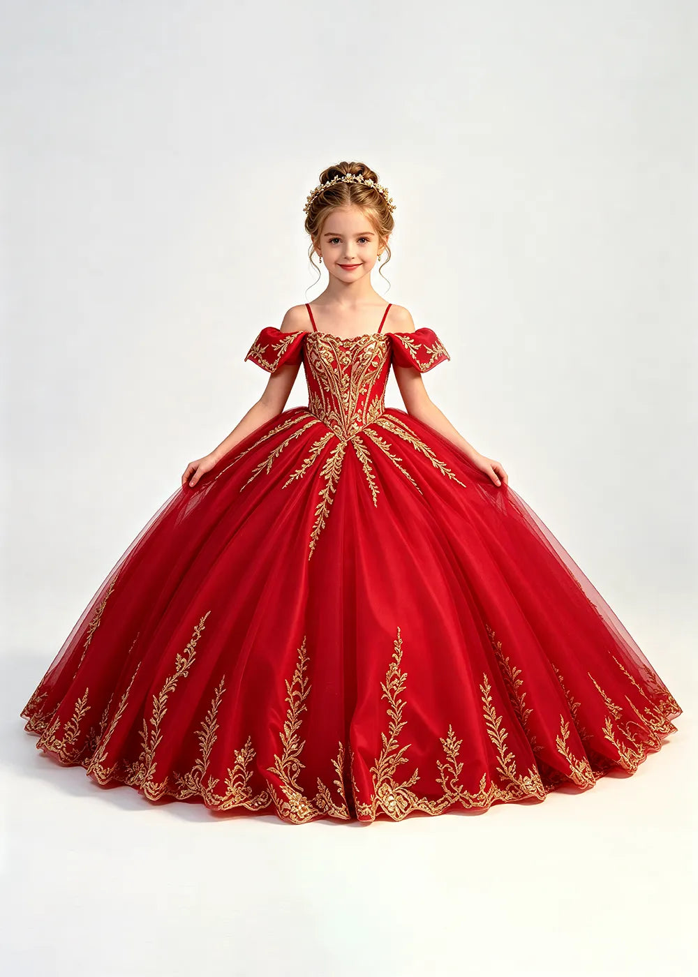 Spitzenkleid mit schulterfreiem Design