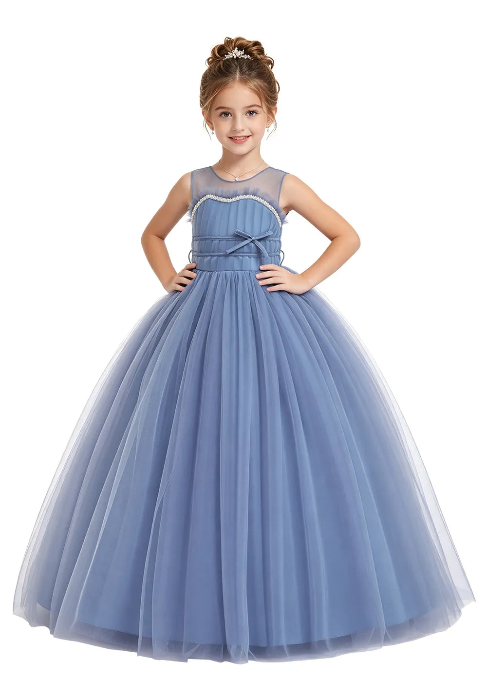 Spitzenkleid mit schulterfreiem Design