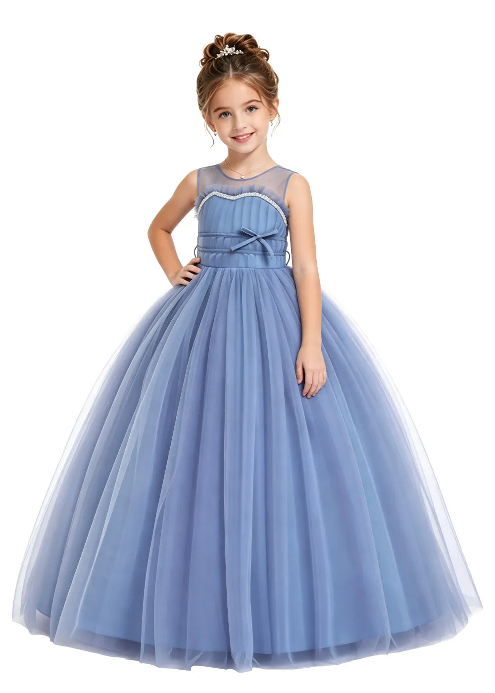 Spitzenkleid mit schulterfreiem Design