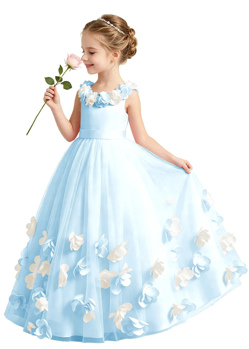 Spitzenkleid mit schulterfreiem Design