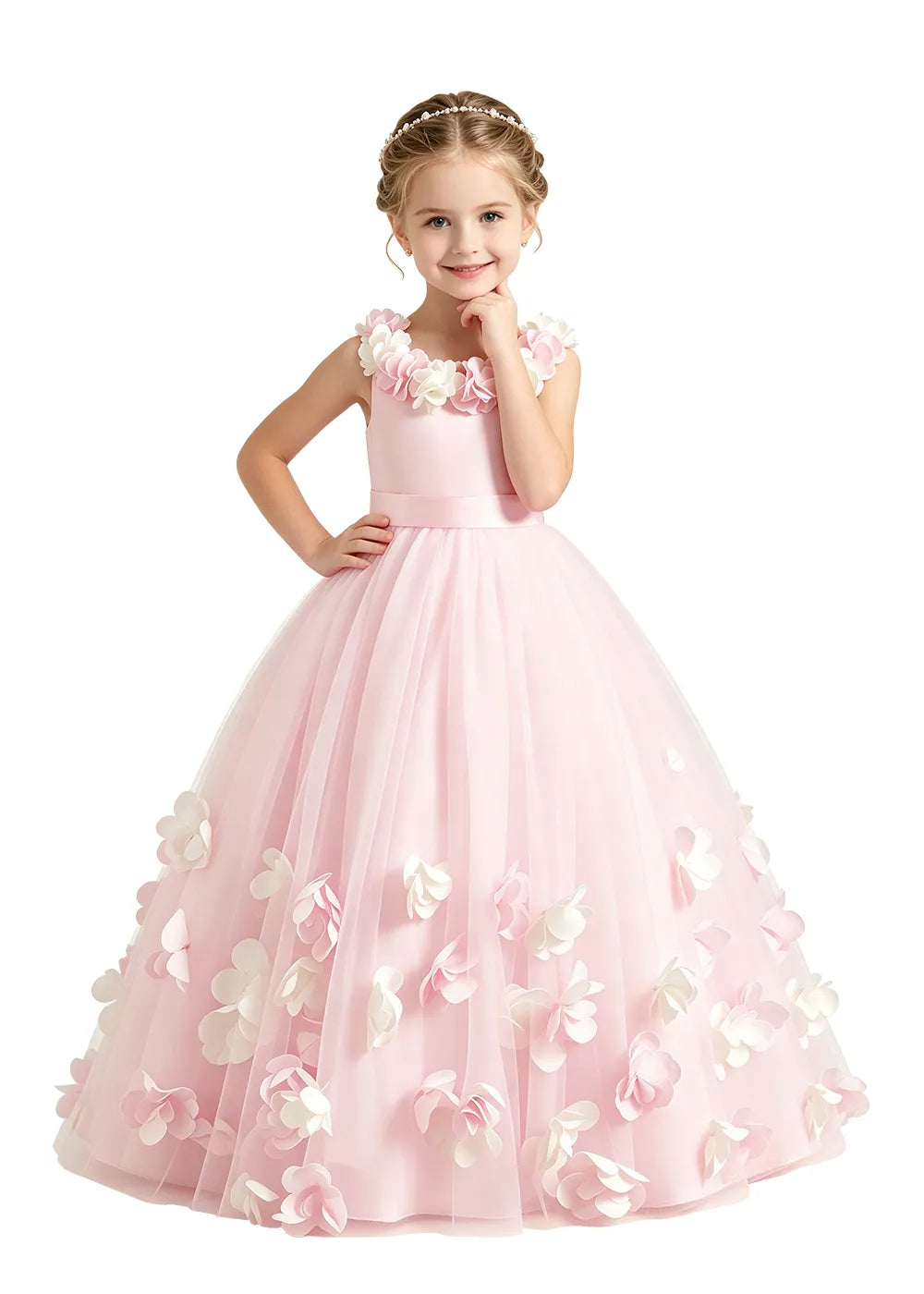Spitzenkleid mit schulterfreiem Design