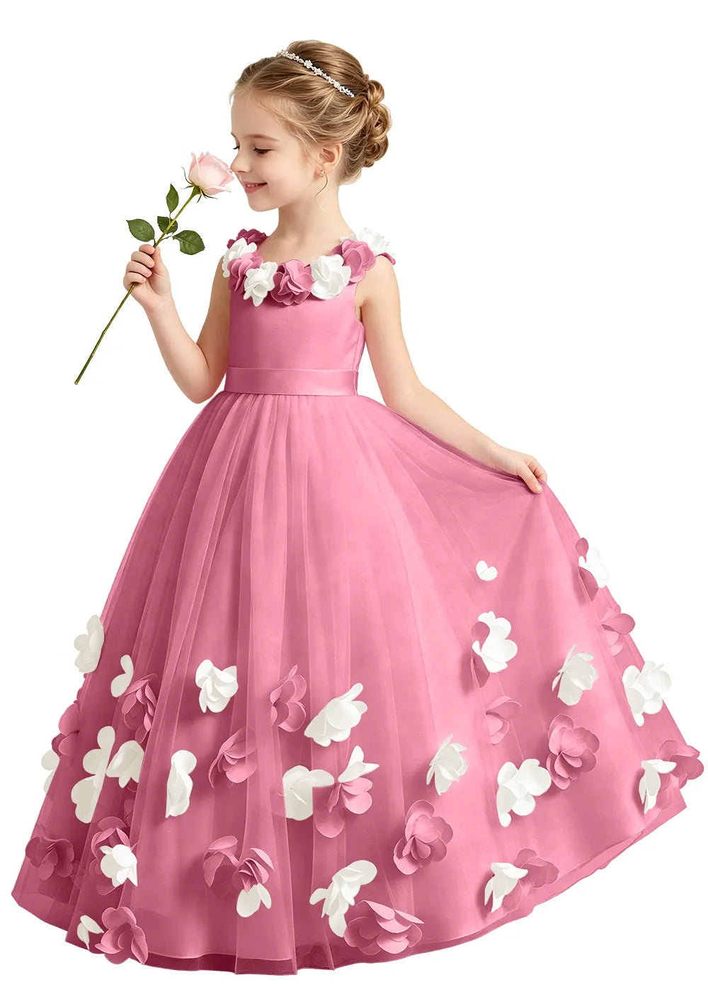 Spitzenkleid mit schulterfreiem Design
