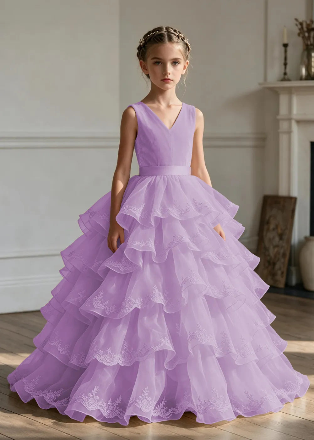 Spitzenkleid mit schulterfreiem Design