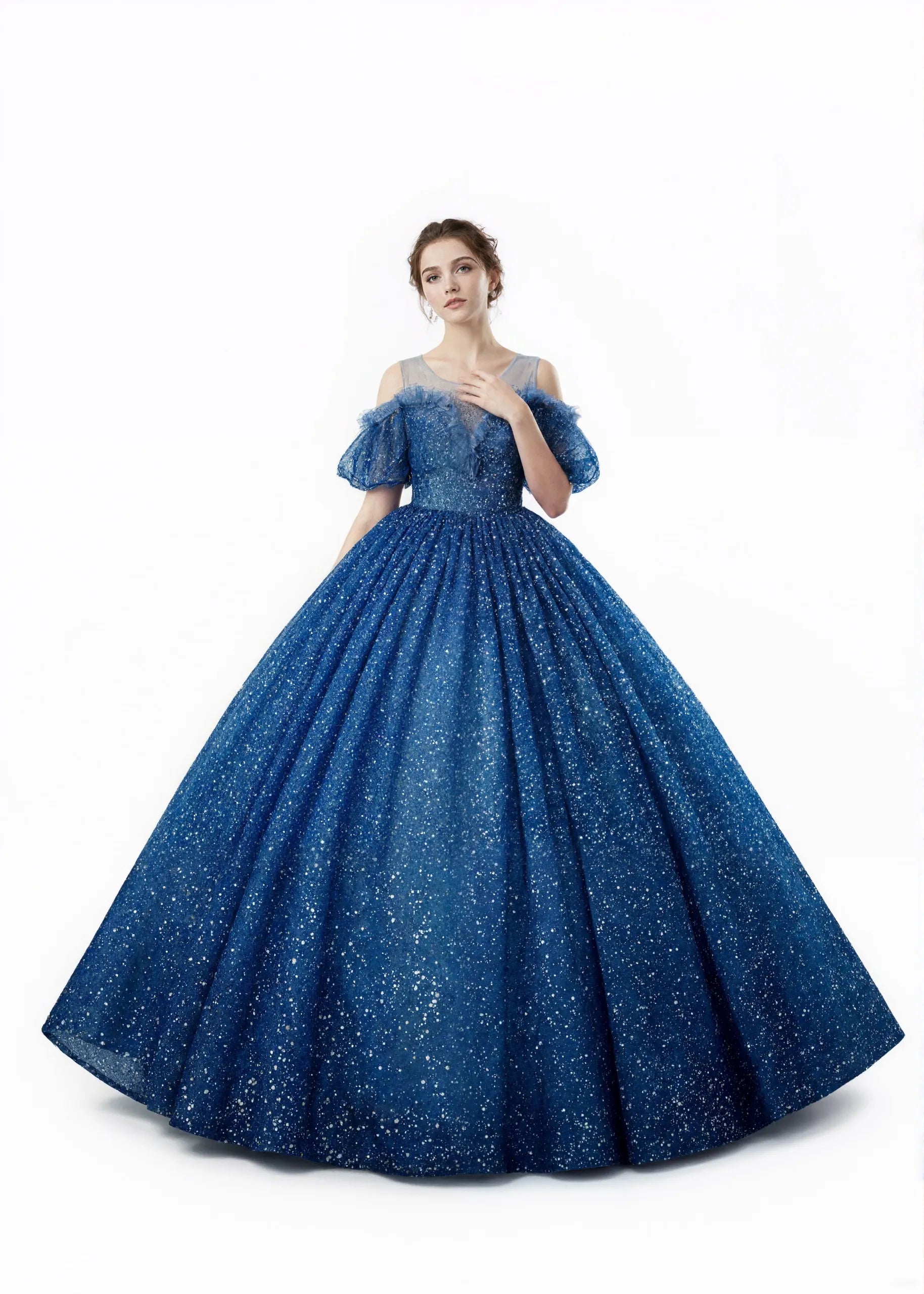 Galaxy Whisper Evening Dress