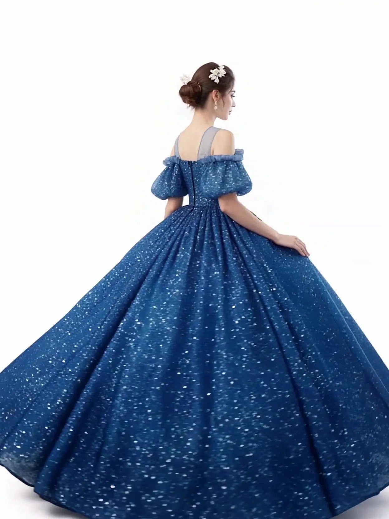 Galaxy Whisper Evening Dress