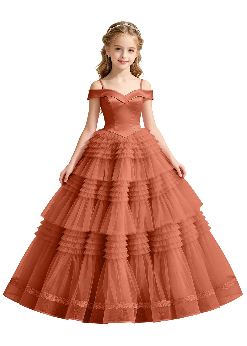 Spitzenkleid mit schulterfreiem Design