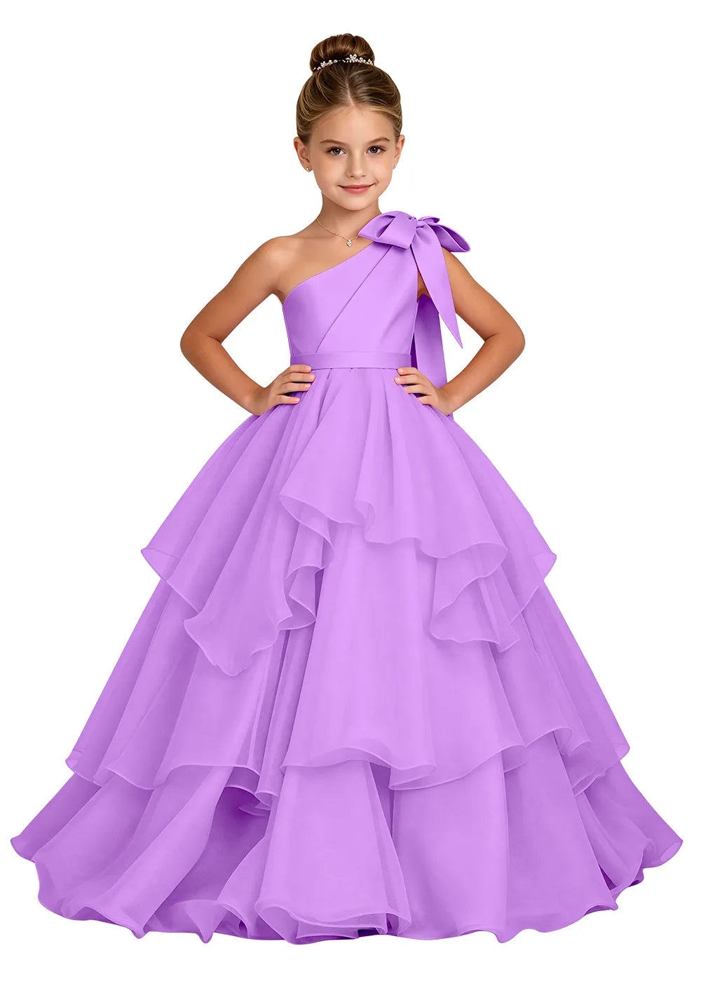 Spitzenkleid mit schulterfreiem Design