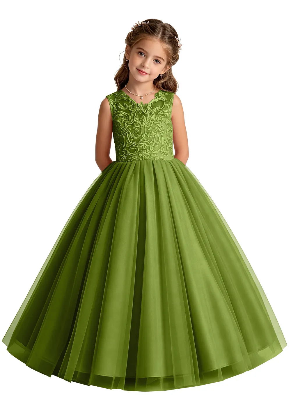 Spitzenkleid mit schulterfreiem Design