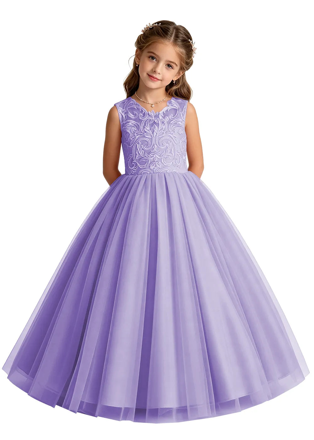 Spitzenkleid mit schulterfreiem Design