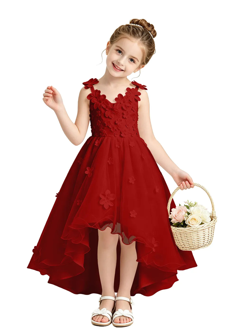 Spitzenkleid mit schulterfreiem Design