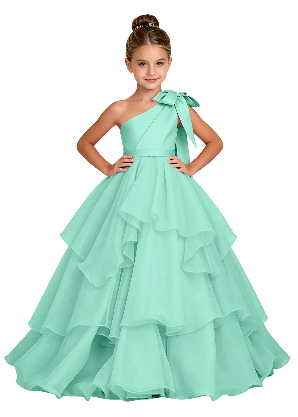 Spitzenkleid mit schulterfreiem Design