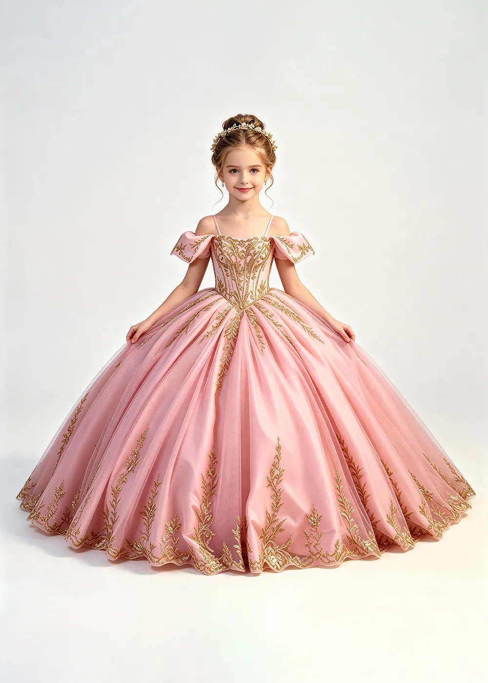 Spitzenkleid mit schulterfreiem Design