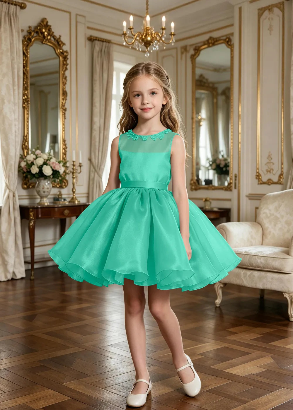 Spitzenkleid mit schulterfreiem Design