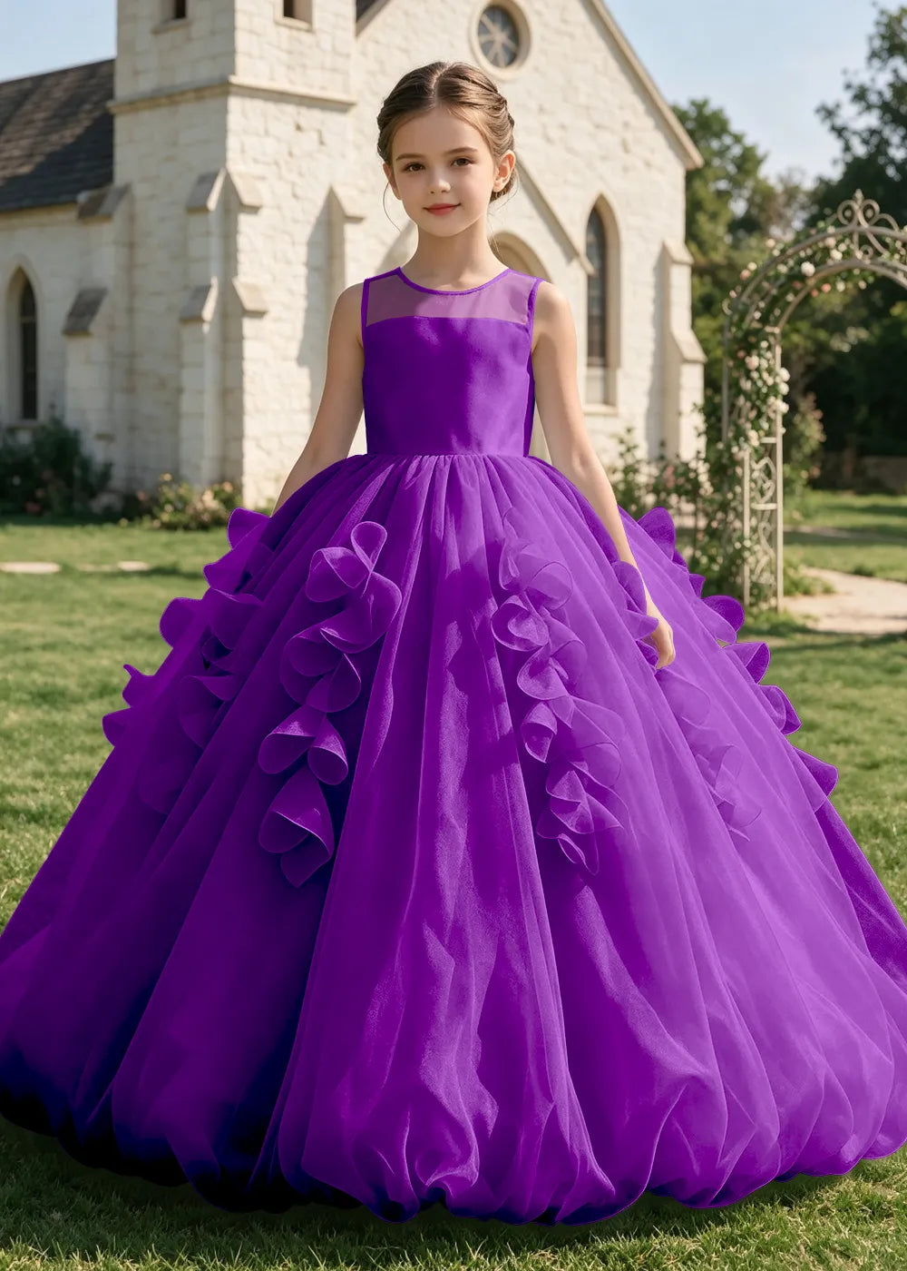 Spitzenkleid mit schulterfreiem Design