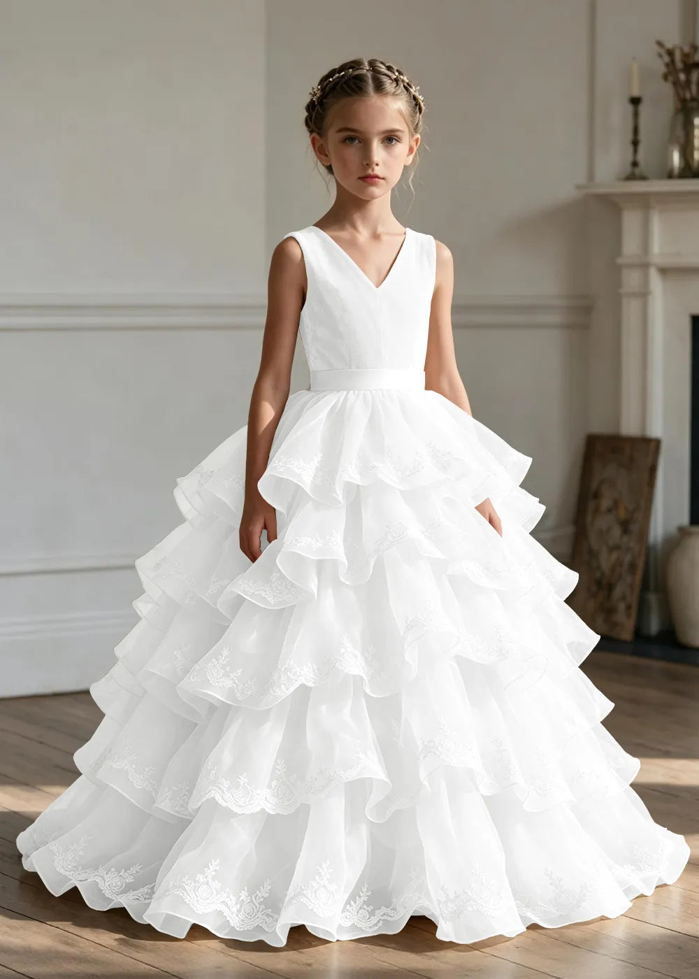 Spitzenkleid mit schulterfreiem Design