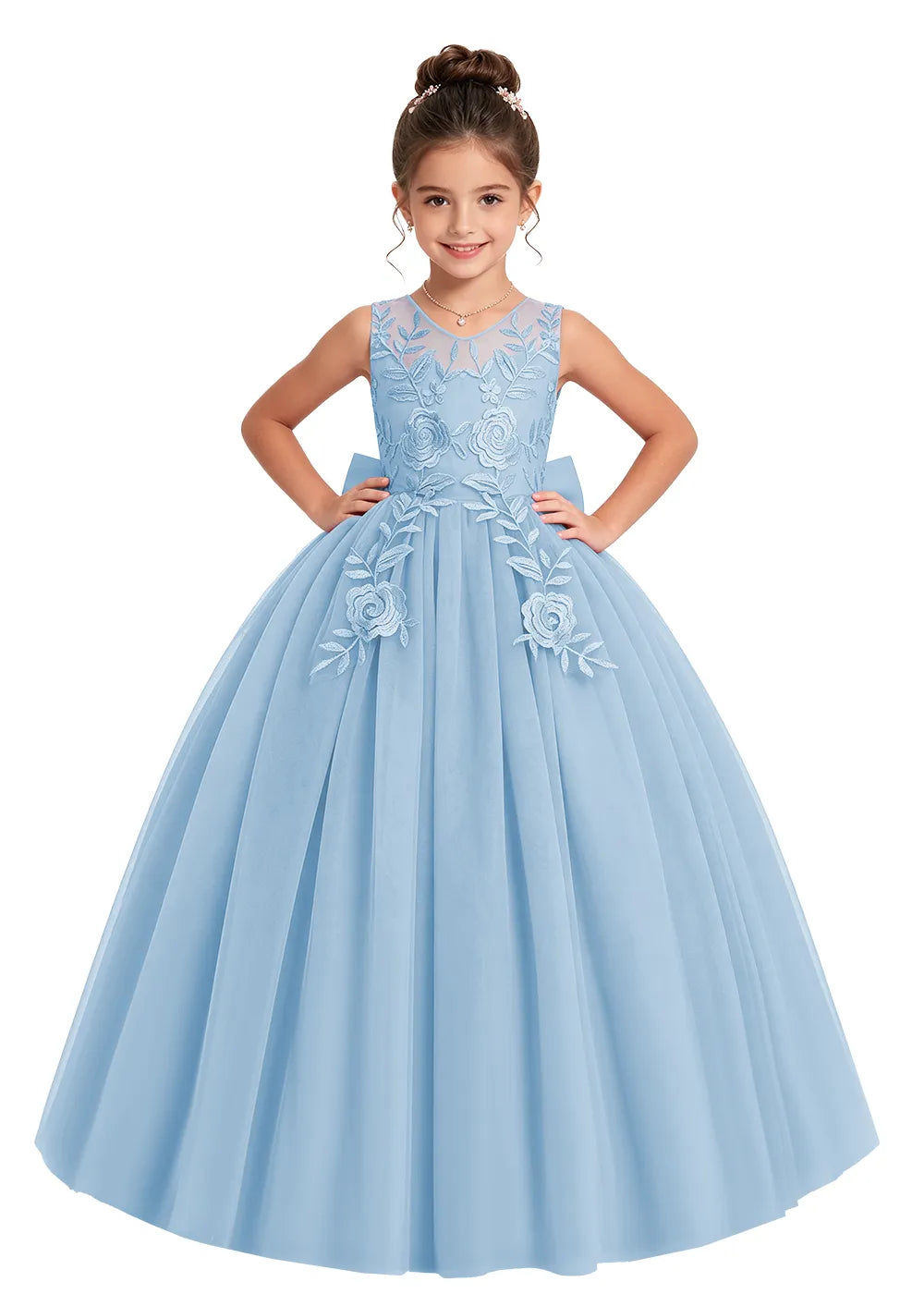 Spitzenkleid mit schulterfreiem Design