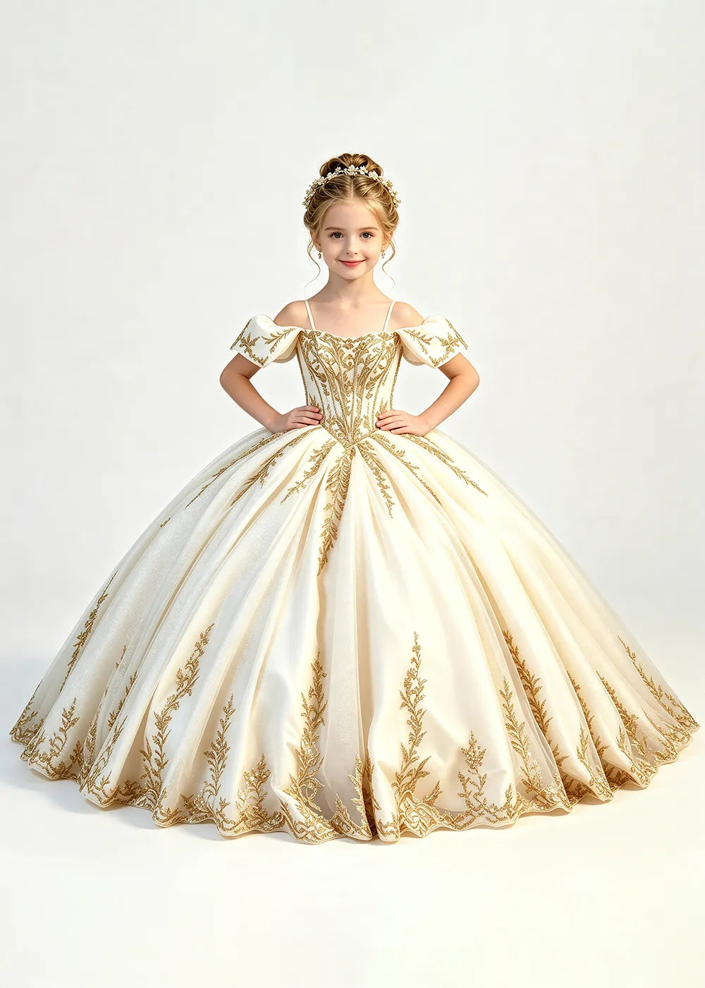 Spitzenkleid mit schulterfreiem Design
