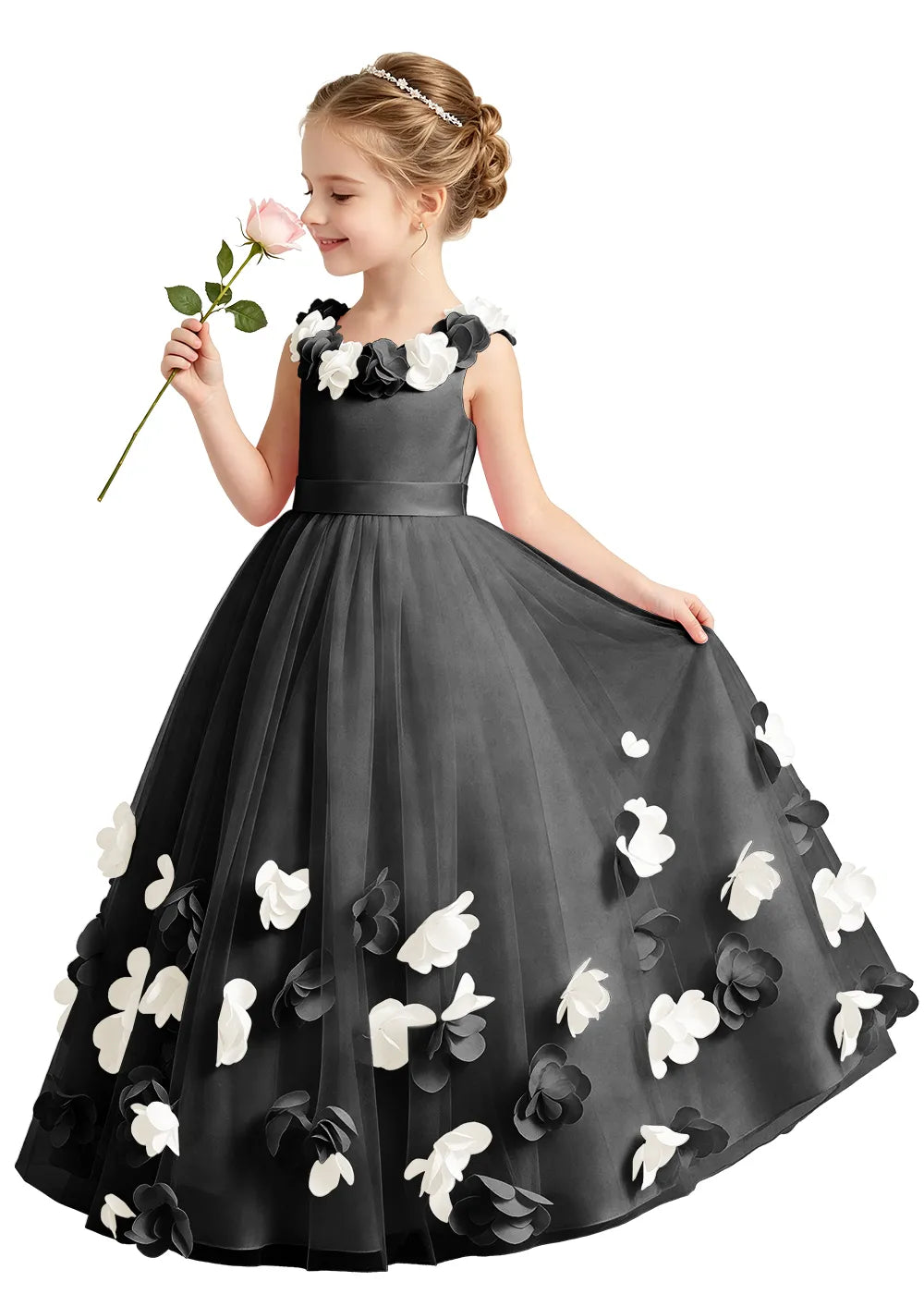 Spitzenkleid mit schulterfreiem Design