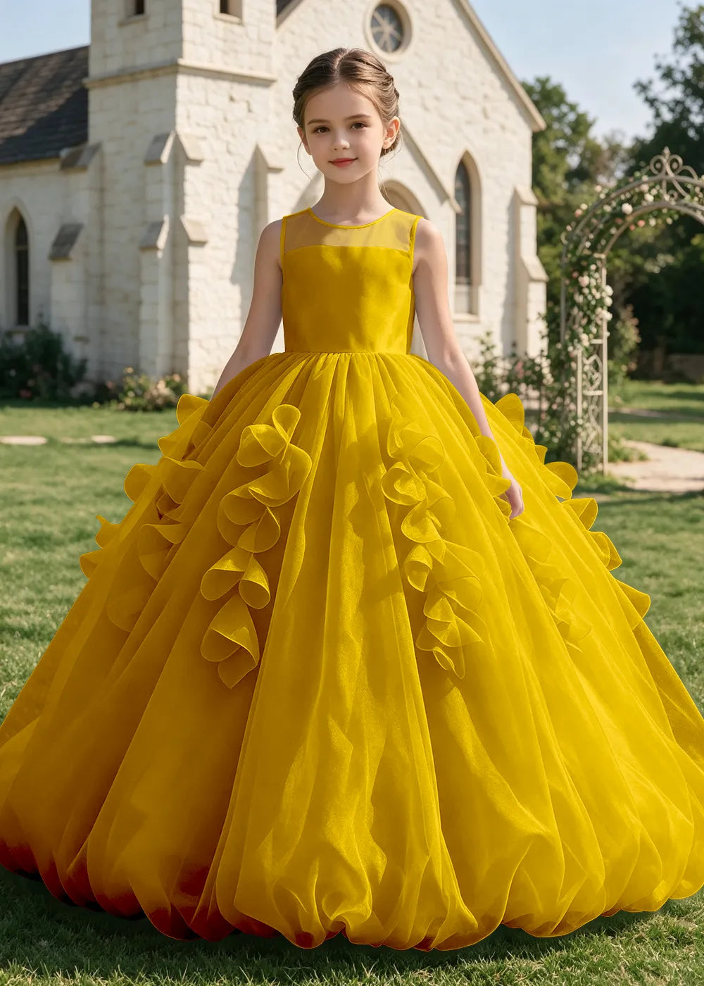 Spitzenkleid mit schulterfreiem Design