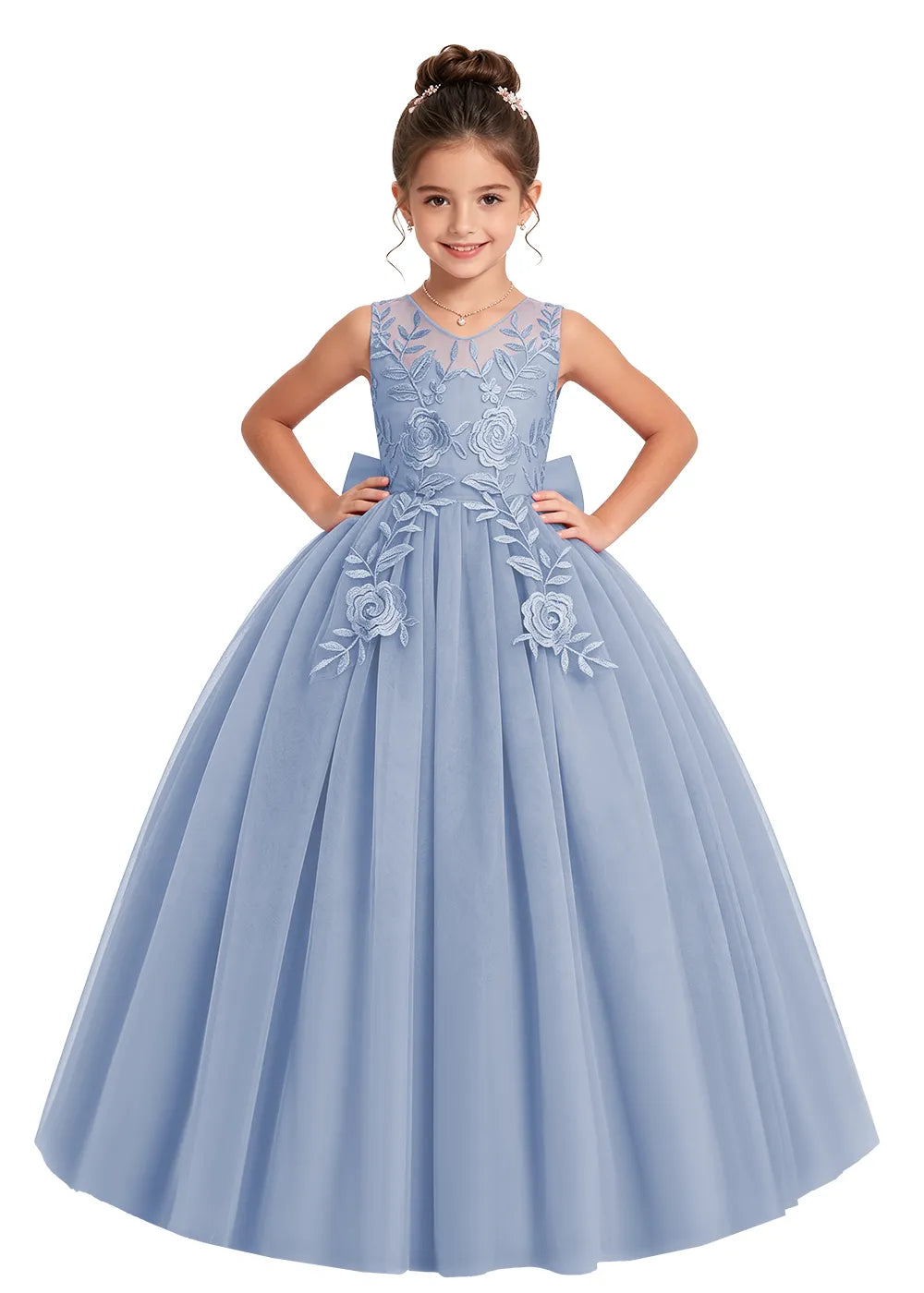 Spitzenkleid mit schulterfreiem Design