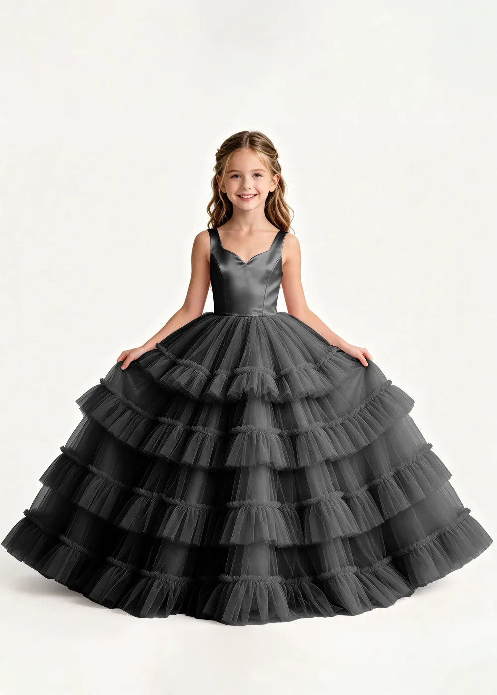 Spitzenkleid mit schulterfreiem Design