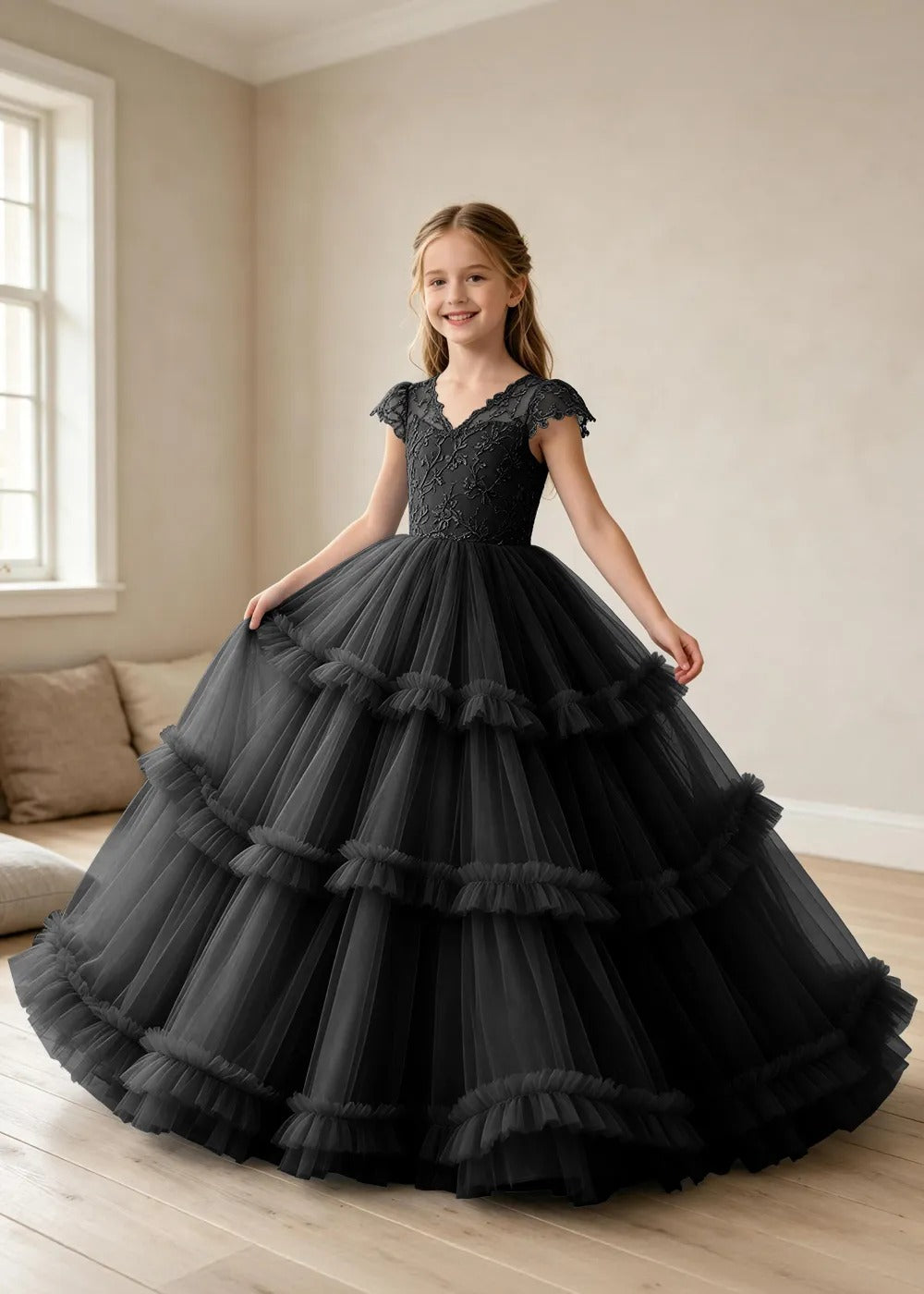 Spitzenkleid mit schulterfreiem Design