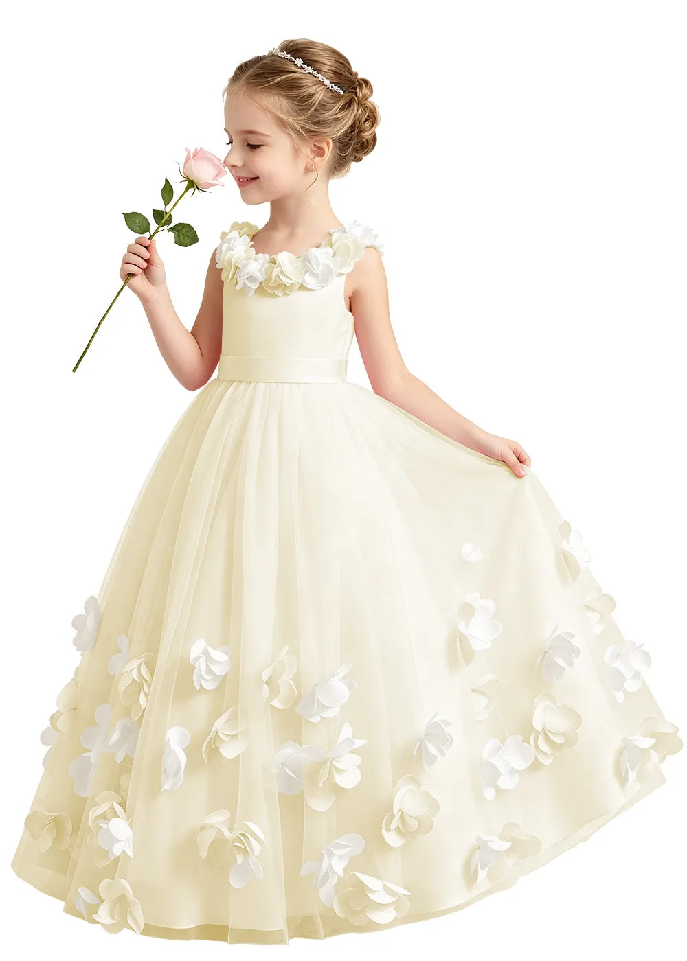 Spitzenkleid mit schulterfreiem Design