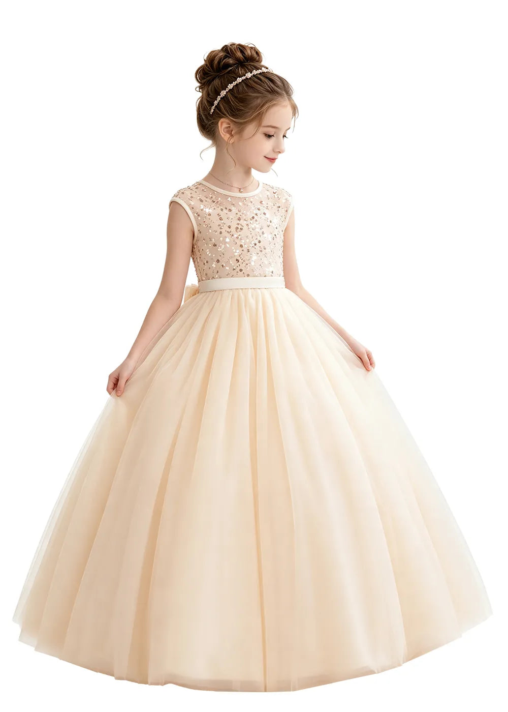 Spitzenkleid mit schulterfreiem Design