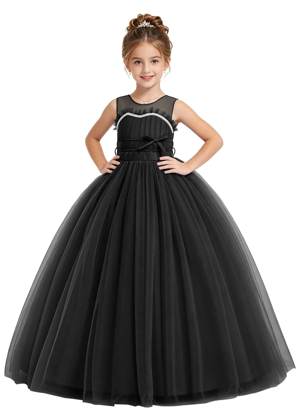 Spitzenkleid mit schulterfreiem Design