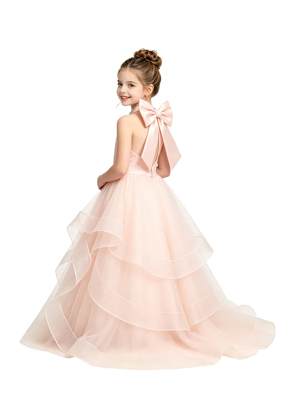 Spitzenkleid mit schulterfreiem Design