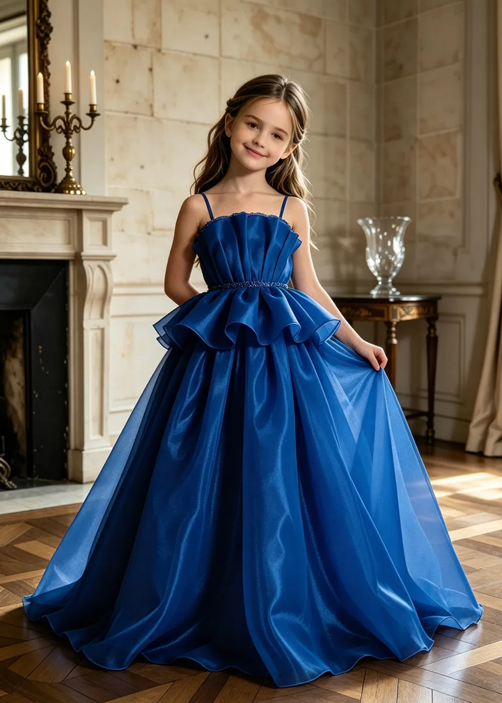 Minimalist Junior Bridesmaid Princess Dress