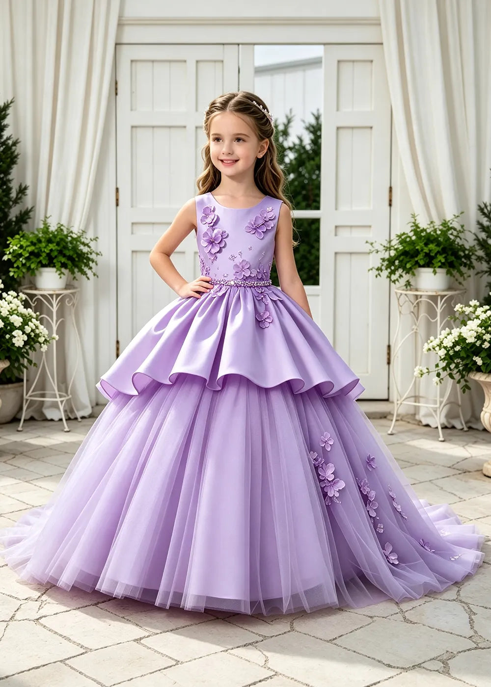 Spitzenkleid mit schulterfreiem Design