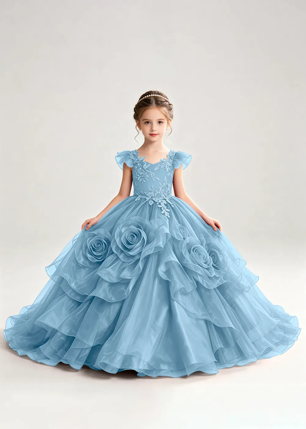 Spitzenkleid mit schulterfreiem Design