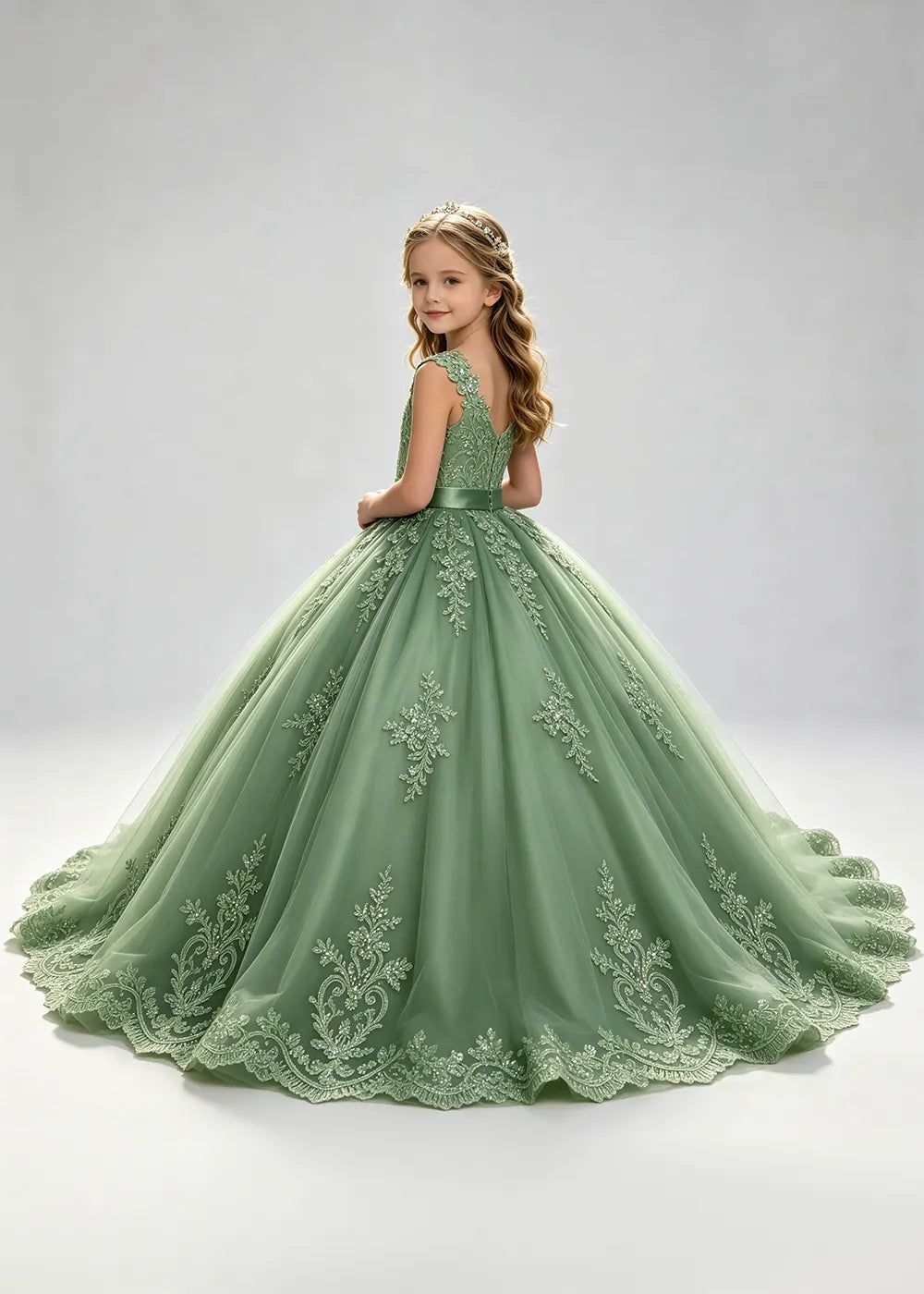 Spitzenkleid mit schulterfreiem Design