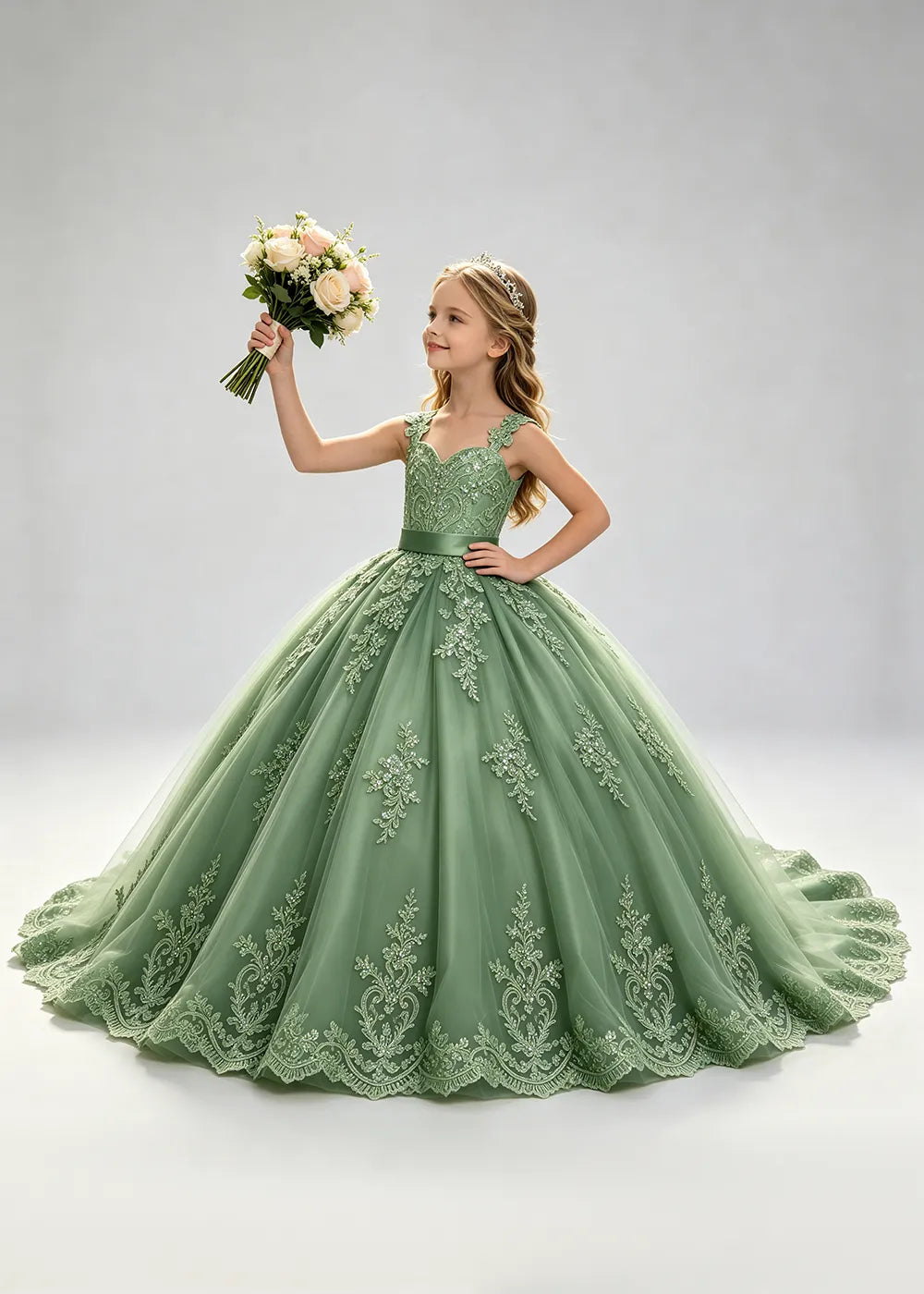 Spitzenkleid mit schulterfreiem Design
