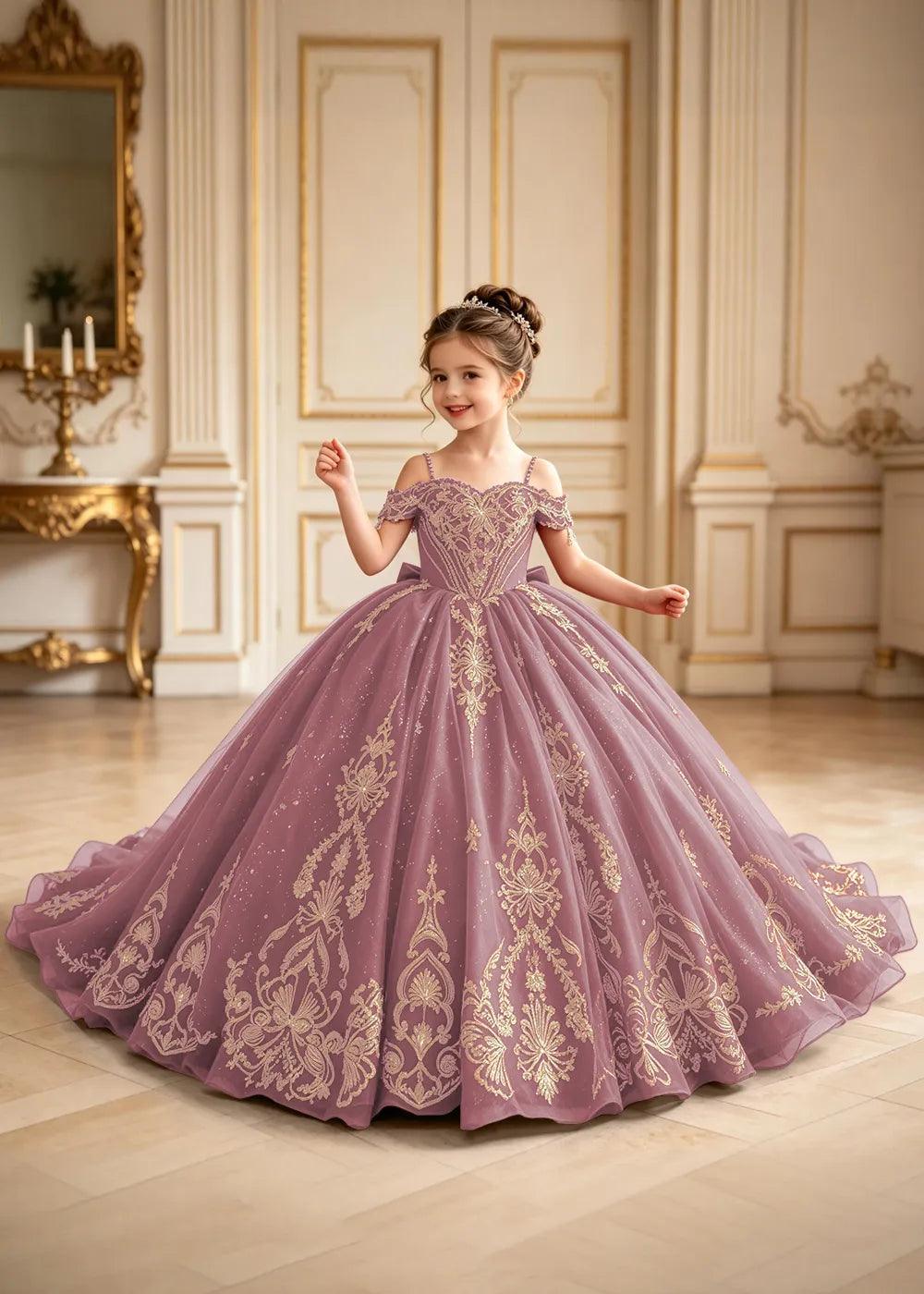 Royal Off-Shoulder Corset Princess Formal Gown