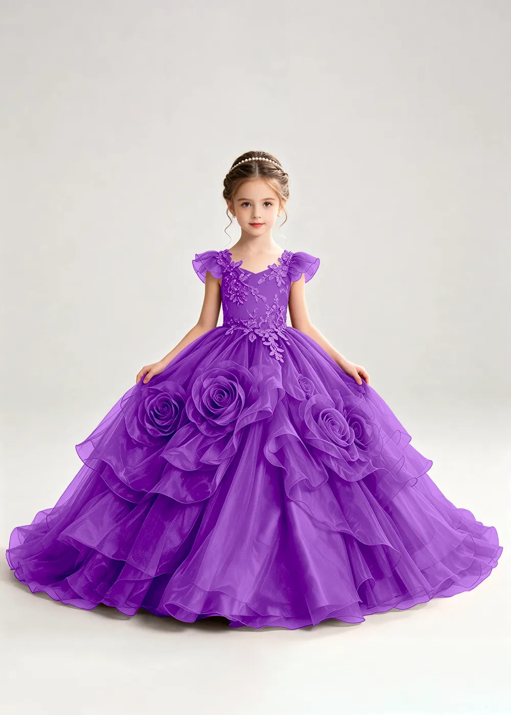 Spitzenkleid mit schulterfreiem Design