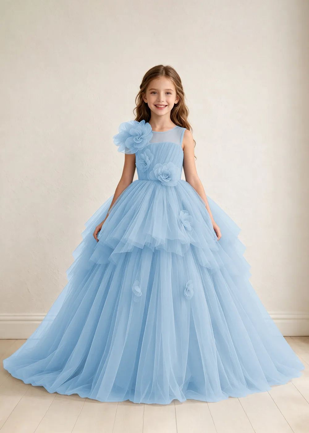 Spitzenkleid mit schulterfreiem Design